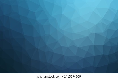Light BLUE vector shining triangular background. An elegant bright illustration with gradient. Completely new design for your business.