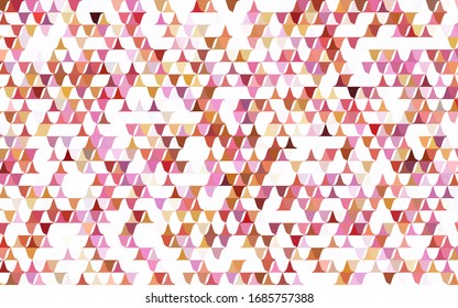 Light BLUE vector shining triangular template. Shining illustration, which consist of triangles. Brand-new style for your business design.