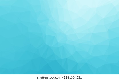 Light BLUE vector shining triangular pattern. A completely new color illustration in a vague style. Brand new design for your business.