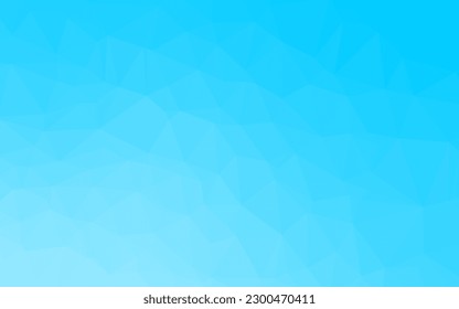 Light BLUE vector shining triangular pattern. Creative illustration in halftone style with gradient. Textured pattern for background.