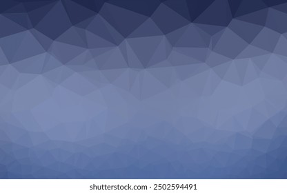 Light BLUE vector shining triangular template. Creative illustration in halftone style with gradient. Triangular pattern for your business design.