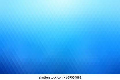 Light BLUE vector shining triangular template. Creative illustration in halftone style with gradient. A completely new template for your business design.