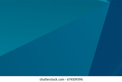 Light BLUE vector shining triangular background. Creative geometric illustration in Origami style with gradient. Triangular pattern for your business design.