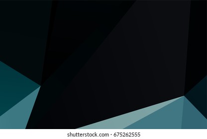 Light BLUE vector shining triangular background. Creative illustration in halftone style with gradient. Brand-new design for your business.