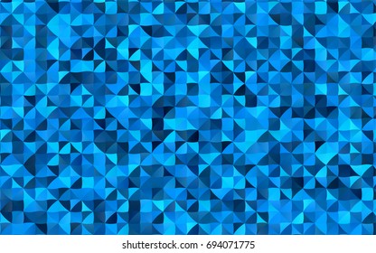 Light BLUE vector shining triangular background. Colorful abstract illustration with gradient. The template can be used as a background for cell phones.
