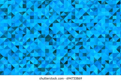 Light BLUE vector shining triangular background. A vague abstract illustration with gradient. The best triangular design for your business.