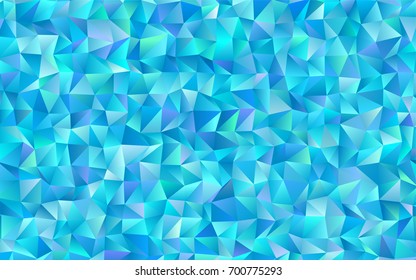 Light BLUE vector shining triangular pattern. Colorful abstract illustration with gradient. Brand-new style for your business design.