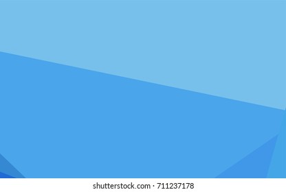 Light BLUE vector shining triangular template. Creative geometric illustration in Origami style with gradient. The completely new template can be used for your brand book.
