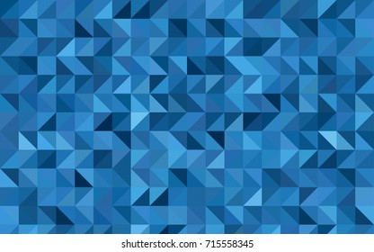 Light BLUE vector shining triangular background. Shining colored illustration in a brand-new style. The best triangular design for your business.
