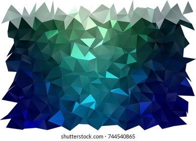 Light BLUE vector shining triangular background. Glitter abstract illustration with an elegant design. The completely new template can be used for your brand book.