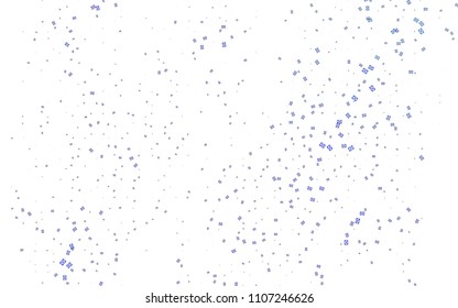 Light BLUE vector of small triangles on white background. Illustration of abstract texture of triangles. Pattern design for banner, poster, cover.
