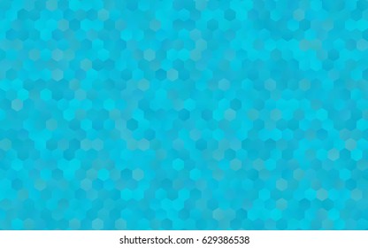 Light blue vector of small triangles on white background. Illustration of abstract texture of triangles. Pattern design for banner, poster, cover.
