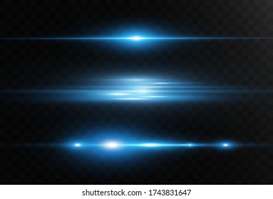 Light blue vector special effect. Glowing beautiful bright lines on a dark background.