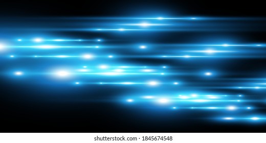 
Light blue vector special effect. Glowing beautiful bright lines on a dark background.