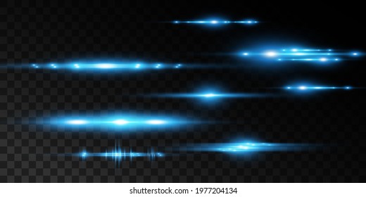 Light blue vector special effect. Glowing beautiful bright lines on a dark background.	
