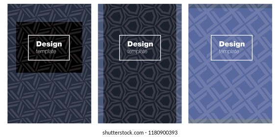 Light BLUE vector style guide for notepads. Modern abstract design concept with colorful gradient. Pattern notebooks, journals.