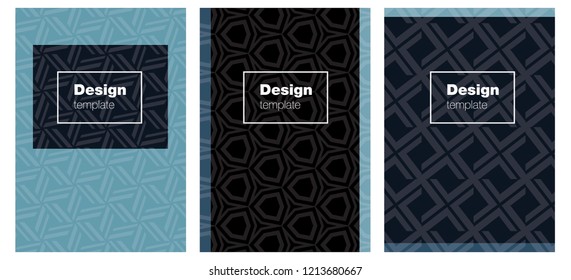 Light BLUE vector style guide for notepads. Modern abstract design concept with colorful gradient. New design for cover of books.