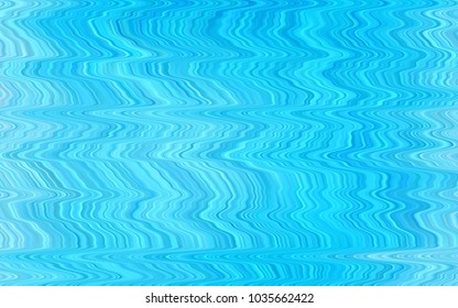 Light BLUE vector template with abstract lines. A vague circumflex abstract illustration with gradient. Textured wave pattern for backgrounds.