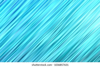 Light BLUE vector template with abstract lines. Colorful illustration in abstract marble style with gradient. Pattern for your business design.