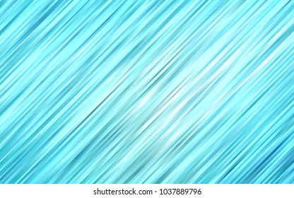 Light BLUE vector template with abstract lines. A sample with blurred bubble shapes. Textured wave pattern for backgrounds.