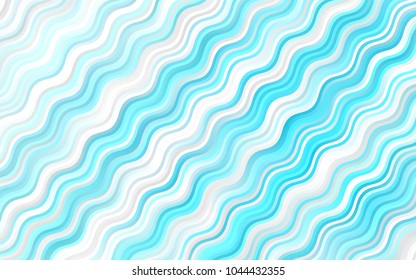 Light BLUE vector template with abstract lines. Geometric illustration in marble style with gradient.  Marble style for your business design.