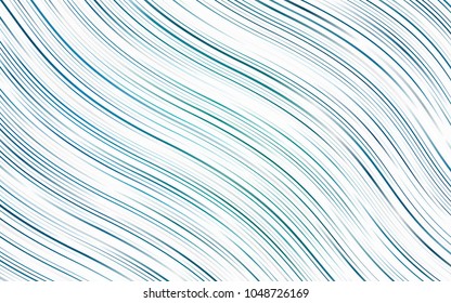 Light BLUE vector template with abstract lines. An elegant bright illustration with gradient. New composition for your brand book.