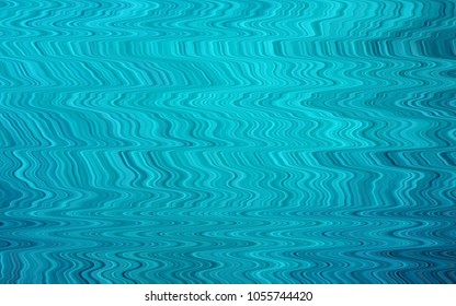 Light BLUE vector template with abstract lines. A completely new color illustration in marble style. The elegant pattern for brand book.