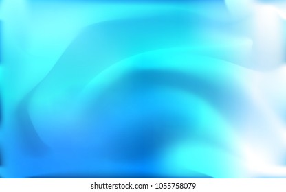 Light BLUE vector template with abstract circles. Modern gradient abstract illustration with bandy lines. Marble style for your business design.
