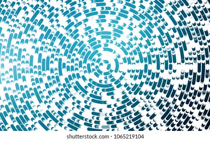 Light BLUE vector template with abstract lines. A vague circumflex abstract illustration with gradient. A completely new template for your business design.