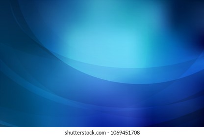Light BLUE vector template with abstract circles. Geometric illustration in marble style with gradient.  Pattern for your business design.