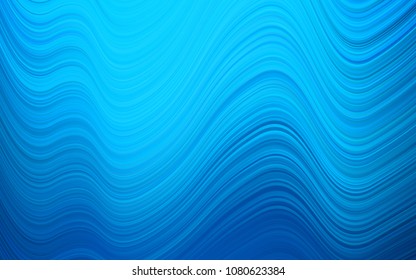 Light BLUE vector template with abstract lines. Glitter abstract illustration with wry lines. Pattern for your business design.