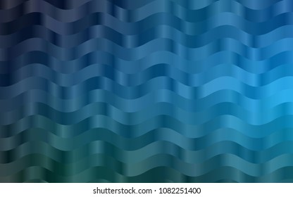 Light BLUE vector template with abstract lines. Shining illustration, which consist of blurred lines, circles. Marble style for your business design.