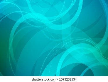 Light BLUE vector template with abstract lines. Geometric illustration in marble style with gradient.  The best blurred design for your business.
