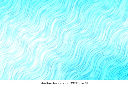 Light BLUE vector template with abstract lines. An elegant bright illustration with gradient. The best blurred design for your business.