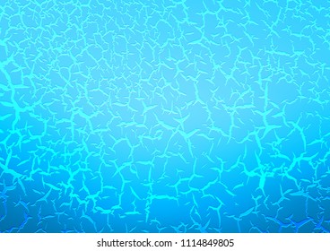 Light BLUE vector template with abstract lines. Glitter abstract illustration with wry lines. A completely new template for your business design.