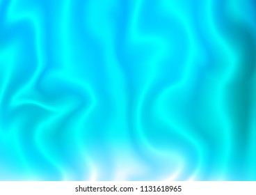 Light BLUE vector template with abstract lines. Creative geometric illustration in marble style with gradient. A completely new marble design for your business.