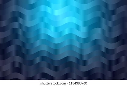 Light BLUE vector template with abstract lines. Geometric illustration in marble style with gradient.  New composition for your brand book.