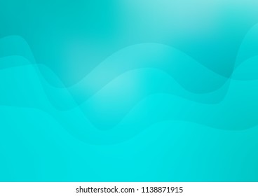 Light BLUE vector template with abstract lines. A vague circumflex abstract illustration with gradient. A completely new template for your business design.