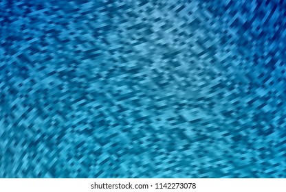 Light BLUE vector template with abstract lines. Modern gradient abstract illustration with bandy lines. Marble style for your business design.