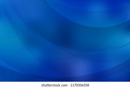 Light BLUE vector template with abstract circles. Shining illustration, which consist of blurred lines, circles. Marble style for your business design.