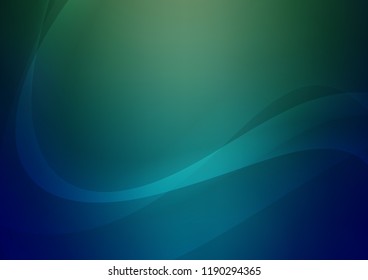 Light BLUE vector template with abstract lines. Creative illustration in halftone marble style with gradient. The template for cell phone backgrounds.