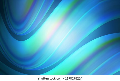 Light BLUE vector template with abstract circles. Creative geometric illustration in marble style with gradient. A new texture for your  ad, booklets, leaflets.