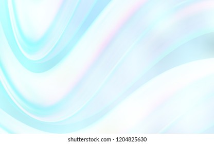 Light BLUE vector template with abstract circles. Geometric illustration in marble style with gradient.  A completely new memphis design for your business.