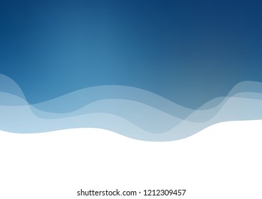 Light BLUE vector template with abstract lines. A completely new color illustration in marble style. Marble style for your business design.