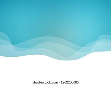 Light BLUE vector template with abstract lines. Glitter abstract illustration with wry lines. Marble design for your web site.