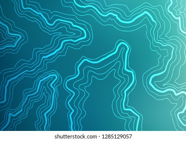 Light BLUE vector template with abstract lines. A vague circumflex abstract illustration with gradient. Marble design for your web site.