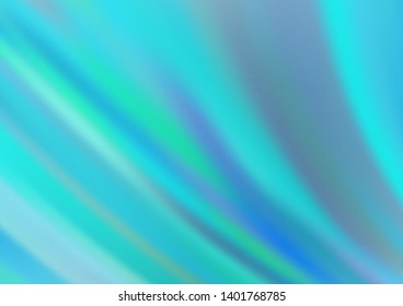 Light BLUE vector template with abstract lines. Blurred geometric sample with gradient bubbles.  Marble design for your web site.