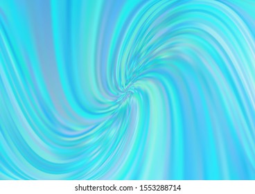 Light BLUE vector template with abstract lines. Modern gradient abstract illustration with bandy lines. The template for cell phone backgrounds.