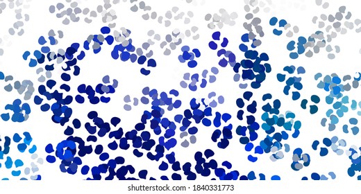 Light blue vector template with abstract forms. Illustration with colorful shapes in abstract style. Modern design for your ads.