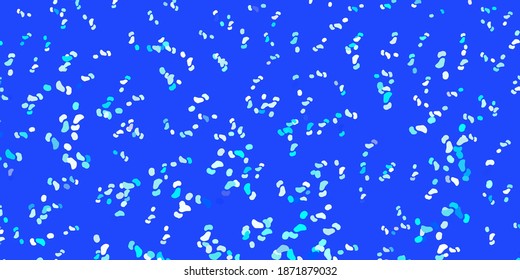 Light blue vector template with abstract forms. Colorful illustration with simple gradient shapes. Background for cell phones.